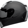 bell qualifier dlx mips street helmet rally matte black white left