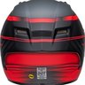 bell qualifier dlx mips street helmet raiser matte black crimson back