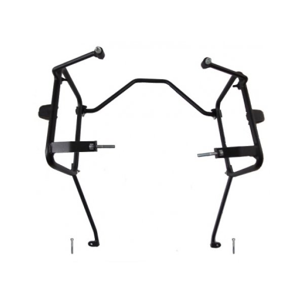 suporte malas laterais yamaha xtz 250 lander 2016 a 2024 preto fosco chapam